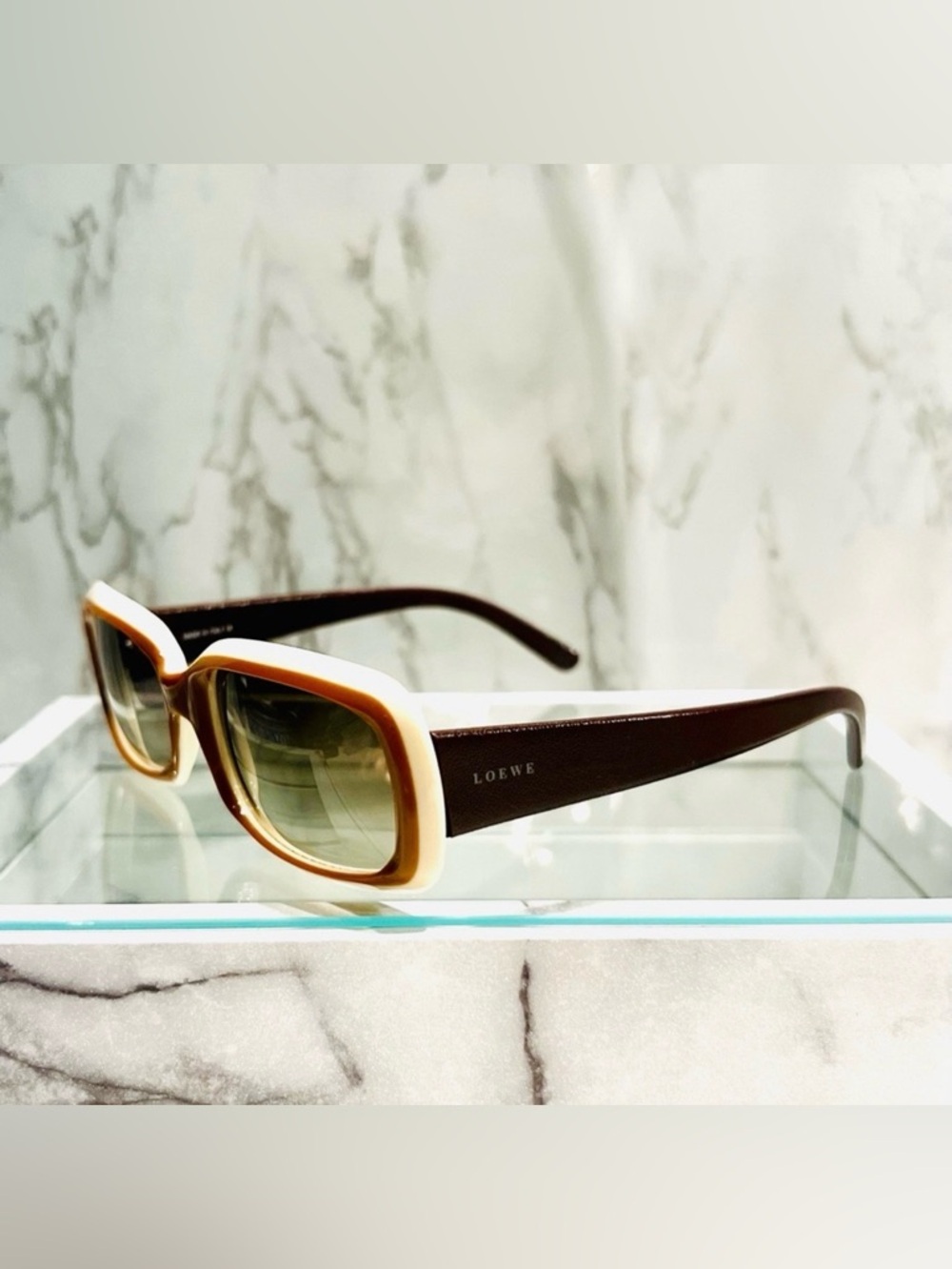 Loewe Sunglasses with Leather Handles
